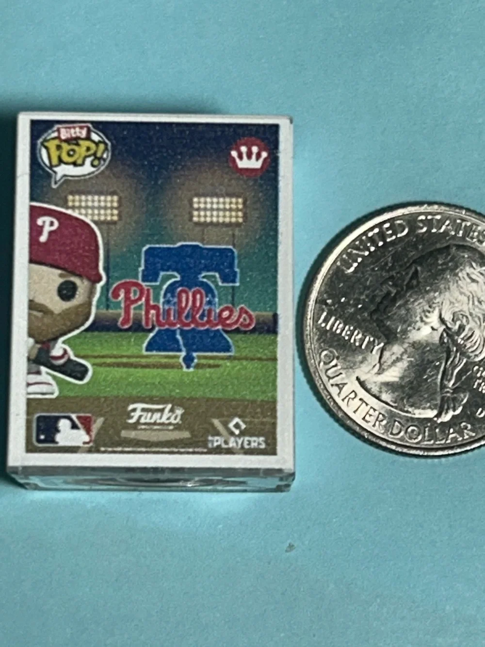 Bryce Harper ,Philadelphia Phillies MLB Bitty Bop mini figure (small 1 inch) - Picture 2 of 5